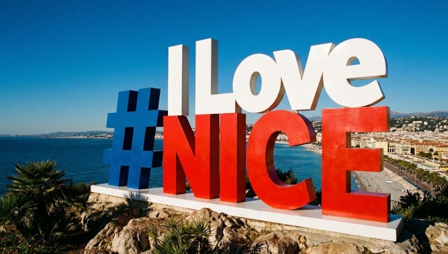 I love Nice côte d'azur