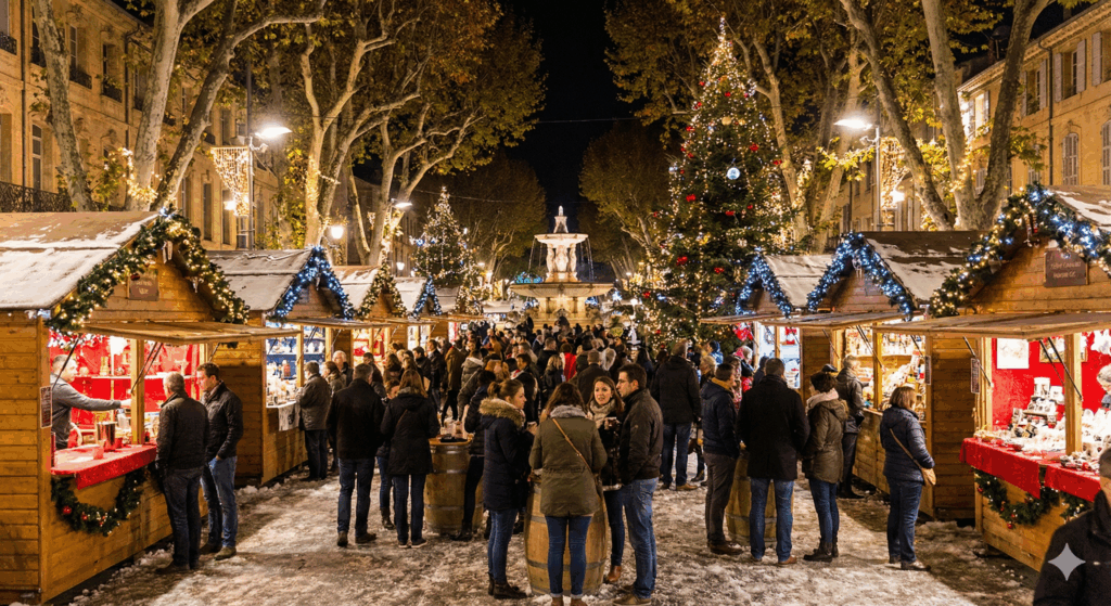 Que faire à Aix-en-Provence ? Marché de Noel Aix