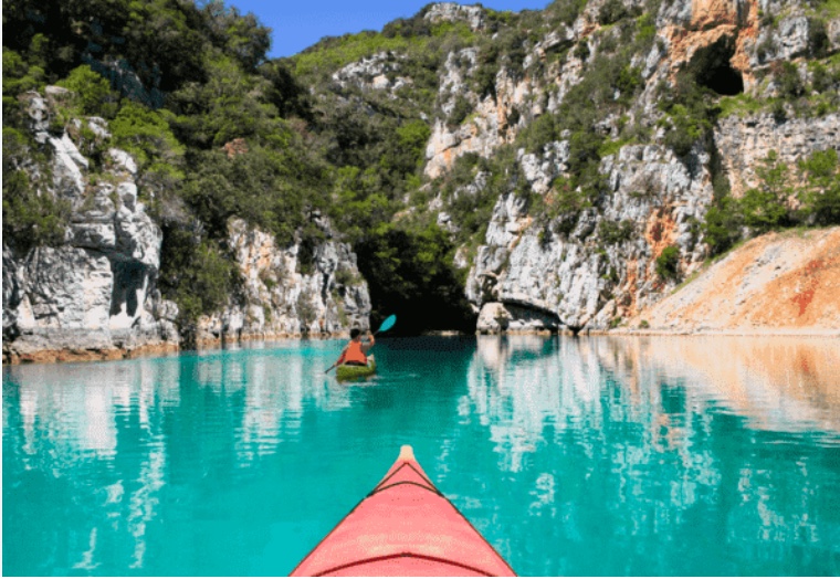 Kayak dans les Gorges du Verdon