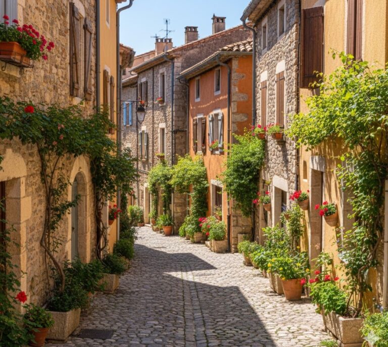Ruelles du village Moustiers-Sainte-Marie